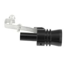 Car Turbo Sound Muffler Exhaust Pipe Roar Maker Whistle Sound Loud XL Black - 1 - Xem 3
