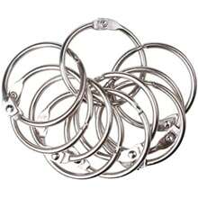 5cm/2inch Diameter Large Loose Leaf Binder Rings, 10pcs/Pack (50mm - 10pcs)