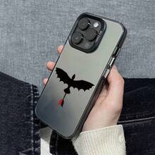 Simple Flying Dragon Sky Pattern High Quality Anti-Fouling And Shockproof Mobile Phone Case For IPhone 14Plus/ 14Pro/ 14ProMax, 13/ 13Pro/ 13ProMax, 12/ 12Pro/ 16/ 16Pro/ 16ProMax/ 16Plus, 15/ 15Plus/ 15Pro/ 15ProMax, 14/ 12ProMax, 11/ 11Pro/ 11Proamx, 7/ 8plus, XR/ Xs/ XsMax - Black - View 4