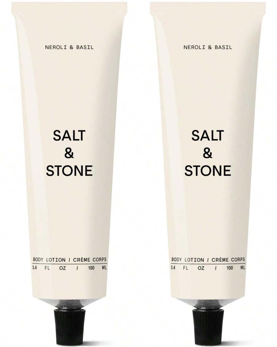 Body Lotion For Women & Men | Hydrates, Nourishes & Softens Skin | Restores Dry Skin | Fast-Absorbing | Cruelty-Free & Vegan (100 Ml) (Bergamot & Hinoki) - Neroli & Basil 3.4 fl oz - 查看 1