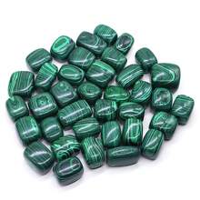 عينة معدنية من حجر الملكيت الفيروزي والكوارتز وأحجار الشفاء، عينة معدنية من حجر كريم، حوض أسماك، هدية ديكور منزلي - حجر السج الأسود - مشاهدة 6