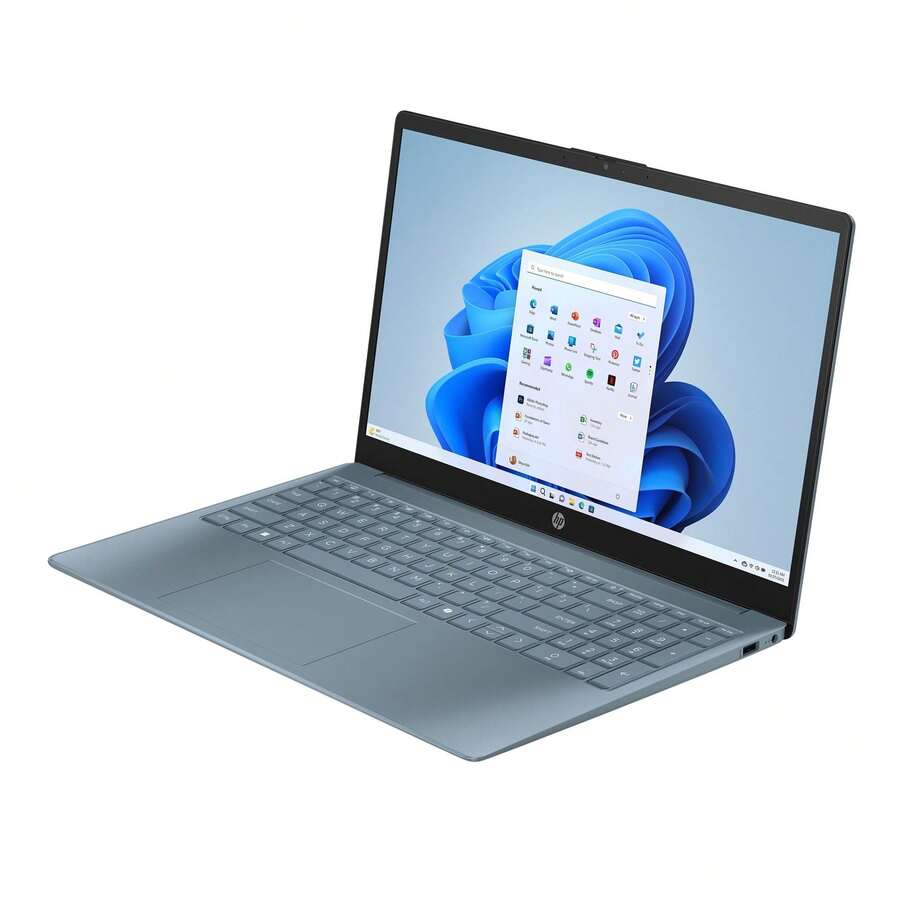 15-Fd0082wm 15.6 吋高清奔騰 N200 1.8GHz 英特爾顯示卡 4GB RAM 128GB SSD Win 11 家用版 藍色 - 新的 - 查看 1