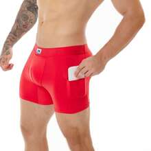 Kit 4 Side Pocket Briefs Does Not Roll Up On The Legs And Is Highly Durable - màu đen - Xem 4