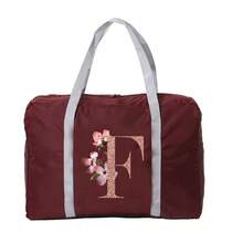旅行包 折叠行李包 飞机包 单肩包 姓名首字母图案 大容量收纳袋 防水防潮行李袋 手提包 收纳包 毛巾 衣物收纳袋 假日旅行用品 学生周末包 瑜伽健身包 学校包 学校用品 学校用品 - 酒紅色 - 查看 22