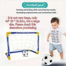 1 Set Kids Soccer Net Kids Sports Soccer Goal,With Portable & Detachable Goal,Sports Mini Soccer Goal Set Portable Backyard Indoor Mini Football Net Football Goal Door Training Game Toy,Perfect For Indoor/Outdoor Play, Family Bonding, Birthday & Holiday Gifts