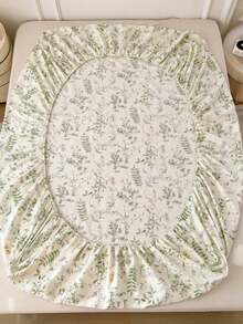 1 bộ gồm các họa tiết hoa, lá, tươi tắn và đơn giản, chất liệu thoáng khí, chống xù lông, dùng cho nệm, ga trải giường và mũ, dành cho bé trai và bé gái, học sinh, trang phục ký túc xá, cỡ giường đơn, giường đôi, giường cỡ Queen và giường cỡ King. - màu xanh lá - Xem 7