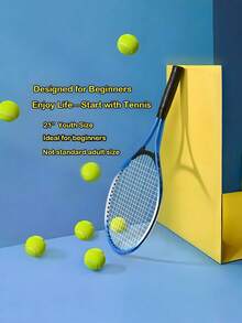 Raqueta de tenis ultraligera de aleación de aluminio. Incluye una raqueta y una funda. La raqueta es ultraligera y resistente, con un diseño de cabeza grande para un manejo sencillo e ideal para principiantes. Adecuada para entrenamiento informal, diversión en familia y deportes sociales. Dimensiones: 66,5 x 27 x 2,2 cm. Disponible en verde, rojo, azul y otros colores. Perfecta para deportes, competiciones de adultos, entrenamiento y actividades al aire libre. - 66,5*27*2,2 - Ver 3