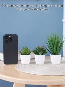 1/3 Stücke 3-5 Zoll (H) Mini Sukkulenten Topfpflanzen für Zuhause, Schlafzimmer, Wohnzimmer, Hochzeit, Geburtstag, Abschluss, Party und Tischdekoration