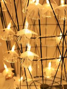 LED Fiber Optic Flower String Lights, Artificial Flower Wreath With Lights Hanging Fake Fiber Optic Flower Garland Decor For Valentine's Day, Garden, Wedding, Party, Birthday, Bedroom, Wall Decor