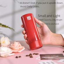 1 件 230ml 迷你咖啡瓶真空保温杯小容量便携式不锈钢旅行饮料水瓶保温瓶返校 - 彩色 - 查看 9