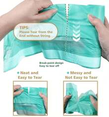 Compostable Travel Potty Bags 100Pcs,  Drawstring Portable Toilet Liners Toddler Potty Training, Pet & Outdoor Use,  & Leak-Resistant - 1 - View 8