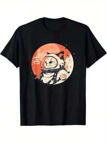 Men T-Shirts - Black - View 1