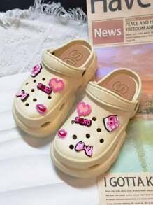 Women's EVA Non-Slip Soft Thick Sole Sandals, Suitable For Vacations, Casual Gatherings, And All Indoor And Outdoor Occasions, Providing You With A Stylish And Comfortable Wearing Experience. High Quality Women's Sandals With Accessories