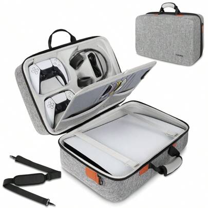 Game Console Hard Shell Carrying Case, Travel Bag For The Console And Controller, Protective Storage For The Digital Edition, Suitable For Playstation