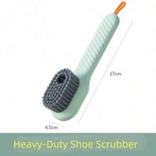 1PC Multi-Surface Cleaning Brush - Heavy-Duty Plastic Scrubber For Shoes, Clothes & Household Items, Non-Scratch Bristles (Dishwasher Safe)