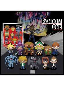 Crunchyroll 1PC Officially Licensed 3D  Yugi Dark Magician Game Character Series Keychain Mystery Blind Bag Random One Character Includes Hidden Other Characters Surprise Bag Car Key Cell Phone Charm Creative Backpack Clothing Decorations Desktop Ornaments Christmas Halloween Birthday Surprise Gift For Family And Friends - Multicolor - View 1
