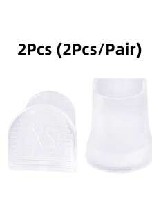 10 件/5 双硅胶高跟鞋保护套，防滑防噪音鞋跟帽，鞋子替换头，简约风格，免洗，纯色，非泡沫，非针织，无磁性，适用于安静的婚礼、碎石路、湿地户外活动 - 鞋配件 - 彩色 - 查看 18