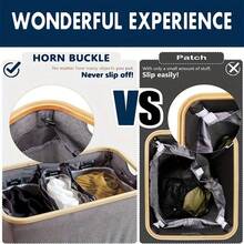 سلة غسيل كبيرة بغطاء سعة 140 لتر، مع حقيبة قابلة للفصل واللصاق، سلة ملابس متسخة قابلة للطي بمقبض، مناسبة لغرف النوم والحمامات والجامعات، اللون رمادي