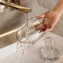 1pc Premium Dual-Layer Bathroom Soap Dish Holder, Wall-Mounted Soap Dish Rack, Stainless Steel Soap Saver Storage, No Drill Required Back To School Bathroom Accessories
