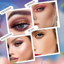 CATKIN Fairy Tales Makeup Palette Soft Pink Neutral Makeup Palette, Matte, Metallic, Shimmer Finish C02 - C02 - 查看 5