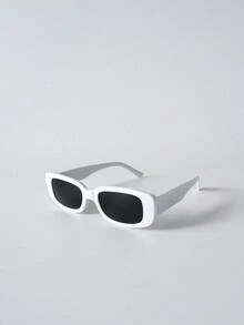 Tropiscape 时尚装饰小框眼镜，欧美方形复古彩色INS街头风时尚眼镜沙滩配饰女士眼镜太阳镜基础款秋冬女装商务休闲礼物沙滩秋季圣诞节冬季圣诞礼物