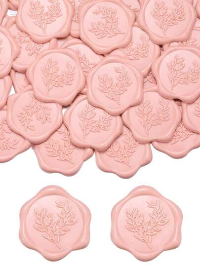 20/30/50 Pcs Wax Seal Stickers, Wedding Invitation Envelope Seal Stickers, Self Adhesive Envelope Seals, Perfect For Wedding, Invitation, Envelopes, Gift Wrapping, Christmas