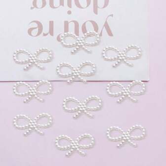 20pcs/100pcs Creative Bow Handmade DIY Home Clothing Decoration Plastic Accessories Accessories