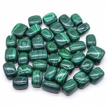 عينة معدنية من حجر الملكيت الفيروزي والكوارتز وأحجار الشفاء، عينة معدنية من حجر كريم، حوض أسماك، هدية ديكور منزلي - حجر السج الأسود - مشاهدة 3