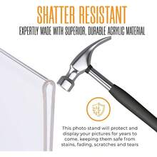 XNHHW2x6 Magnetic Photo Booth Picture Frame 5 Count Crystal Clear Acrylic Strong Magnet With Silver Inserts9kd2 - Clear - View 7