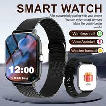 MixtataDi Smart Watch,Multifunctional Sports Smartwatch, Wireless Calls/Wireless Music, Message Notification,Customizable Watch Faces, Multiple Sports Modes, Compatible With Android & IOS,Unisexo