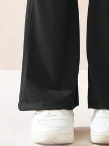 Soyun Damen Weite Hose mit hoher Taille, hautfreundlich, locker für Outdoor-Sport, Lässig und Unterhaltung, Fitnessstudio, Reisen