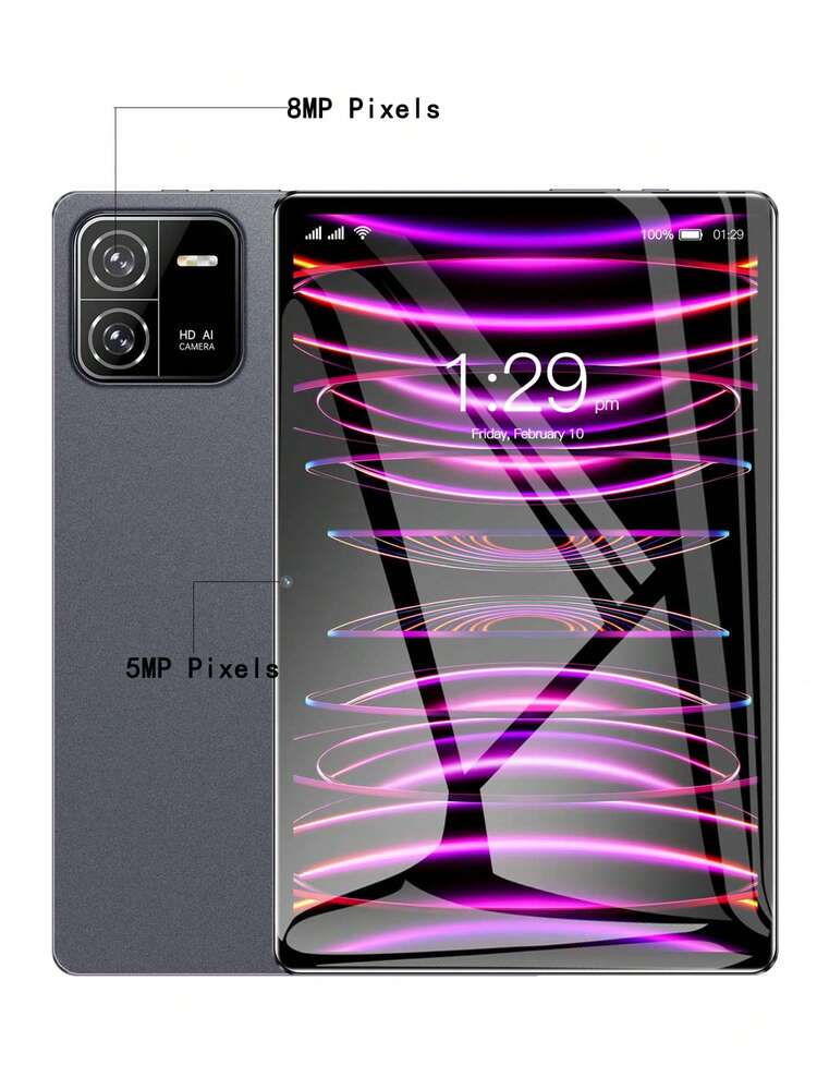 Qetupa Android 14 タブレット、10.1インチ画面、MTK 6737