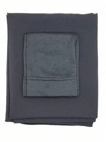 2 Peças/Conjunto Mini Toucas Hijab + Lenço de Chiffon Leve Hijab Turbante Conjunto de Hijabs de Malha, Adequado para Uso Diário