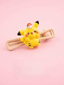 pokemon Accesorio para el cabello con pinza estilo serie Pokémon, adorable dibujo animado de Pikachu, Jenny y Tortuga
