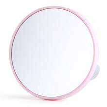 1pc 30X Magnifying Makeup Mirror With Tweezers - 3.5 Inch Portable Travel Makeup Mirror For Eyebrow Trimming, Portable Round Hand Mirror With 2 Suction Cups For Wall Mounting,Portable Mini Cosmetic Mirror, Use For Makeup Application, Eyebrow Trimming