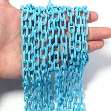 10pcs/Pack Colorful Acrylic Chain, DIY Jewelry Accessories, Necklace Chain, Eyeglasses Chain, Mask Chain - Multicolor - View 25