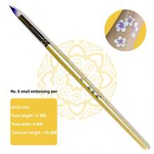 Juego de 14 brochas profesionales para pintura facial realizadas con cerdas de nailon. Este conjunto es apto tanto para pintura facial como corporal. Es compatible con pinturas acrílicas, de aceite y acuarela, y se puede utilizar para pintura facial, arte de uñas, micro detalles y pintura de rocas. Útiles escolares, de vuelta al colegio