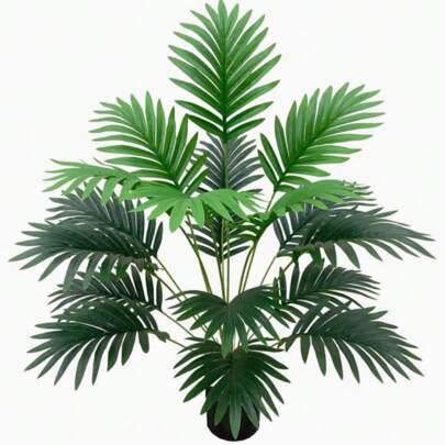 82 cm 18 liści Wysokie sztuczne liście bananowca z łodygami Imitacja ptaka rajskiego Palma Sztuczne liście Tropikalna roślina Zielone liście Kwiaty Dżungla Plaża Impreza Dom Ogród Dekoracja Ślubna Dekoracja Bez Doniczki