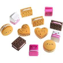 DOMG 16 Pcs Cute Fruit Shaped Erasers Kids - Fun Food Erasers Classroom Rewards & Party Favors