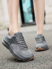 TACHUAN 1 Paar Damen Sportschuhe mit weiter Passform, breite Zehenbox, hoher Rist, rutschfeste Oxfordsohle, Laufschuhe
