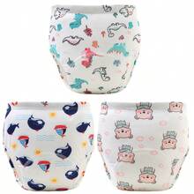 5pcs Reusable Baby Potty Training Underwear, Comfortable Breathable Thin Anti-Leak Cloth Diapers For Newborn Baby Boys Girls, Washable, Breathable Training Pants, Leakproof, Unisex, All Season Infant Clothing - Elegant Printed Patterns, Great Gift For Every Baby - Multicolor - View 55