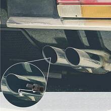 Car Turbo Sound Muffler Exhaust Pipe Roar Maker Whistle Sound Loud XL Black - 1 - Xem 11