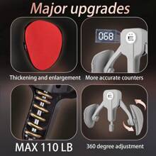 Thigh Master 0-110 Lbs Adjustable Resistance Inner Thigh Exerciser, Thigh Trainer Pro With Leg Straps, Pelvic Floor Exerciser Kegel Trainer Thigh Toner Hip Trainer For Women Men