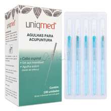 Acupuncture Needle 100 Needles Uniqmed Blister Individual Systemic Anvisa Sterilized - 0.25x50 - 查看 1
