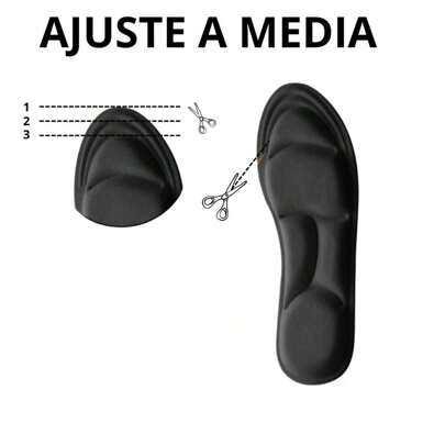 Palmilha 5D Conforto Extremo – Alívio Para Pés Cansados – P | G