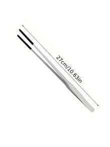 Set di attrezzi in acciaio inossidabile per l'alimentazione di rettili, con testa in gomma - Pinzette per rettili striscianti, adatte per lucertole, lucertole dalla criniera, geco, rane, criceti, tartarughe, pesci, conigli, distributori d'acqua per conigli, mangiatoie, cucchiai per l'alimentazione delicata della bocca, accessori per animali striscianti