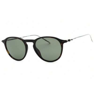 Mens Round Havana Sunglasses With Green Lens  BOSS 1309/S 0086 QT