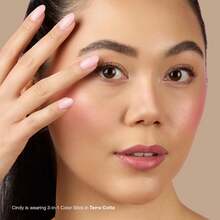 Mineral Fusion 3-In-1 Color Stick, Instant Color Pop, Creamy Multi-Use Blush Stick For Cheek, Lip &Amp; Eye, Hydrating, Organic Natural Makeup, Rosette - Đất nung - Xem 5