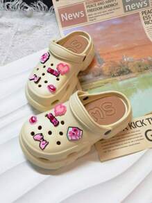 Women's EVA Non-Slip Soft Thick Sole Sandals, Suitable For Vacations, Casual Gatherings, And All Indoor And Outdoor Occasions, Providing You With A Stylish And Comfortable Wearing Experience. High Quality Women's Sandals With Accessories