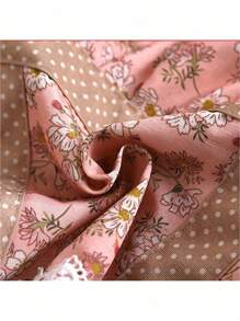 1pc Floral Print Canvas Apron With Hood - Suitable For Chefs, Waiters, And Kitchen Staff, Protects Against Oil Splatter And Moisture, Easy To Clean, Essential Kitchen Tool And Accessory For Home Cooking Enthusiasts